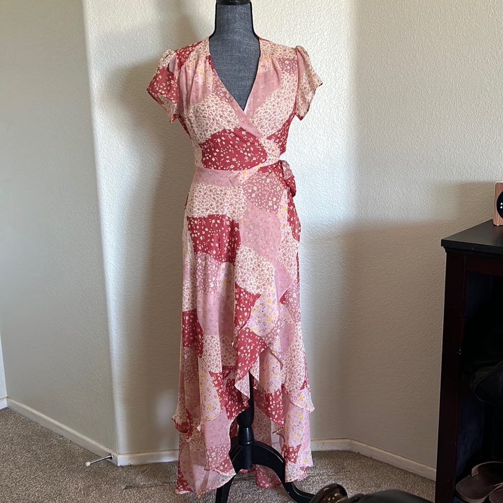 Francesca’s Spring Wrap Dress